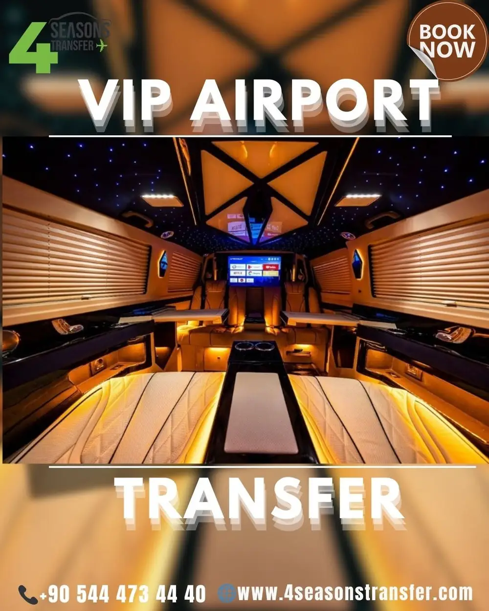 安塔利亚私人贵宾机场接送，由 4 Seasons Transfer 提供 图片 1