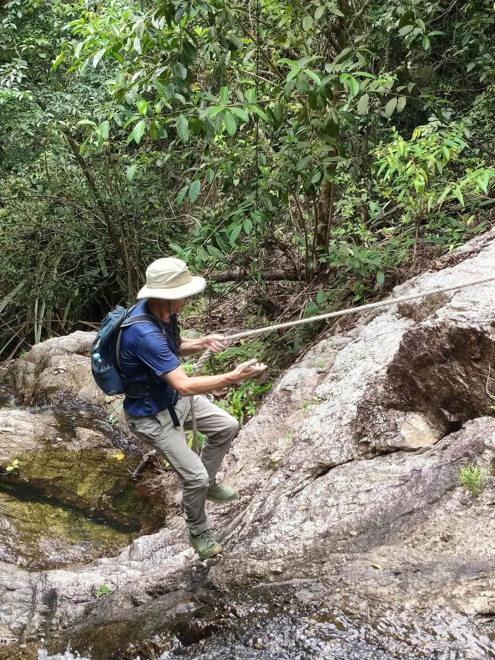 Koh Phangan Hidden Jungle Trek, Waterfall Swim & Local Farm Experience image 1
