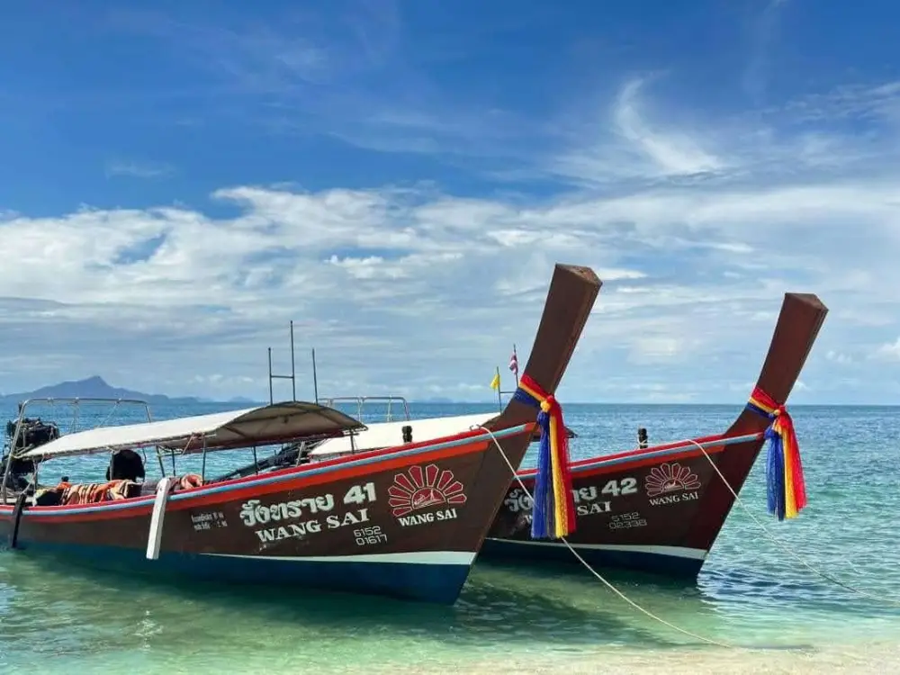 Krabi 4 Islands Longtail Boat Tour with Snorkeling and Picnic Lunch image 1