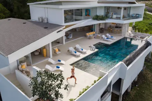 Bow Villa Samui Luxury 4 Bedroom Seaview Villa with Infinity Pool in Bophut