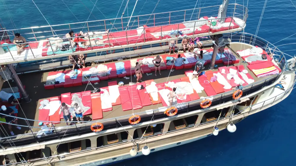 Black Angel Bodrum All-Inclusive Gulet Tour | Swimming, Lunch and Entertainment image 3