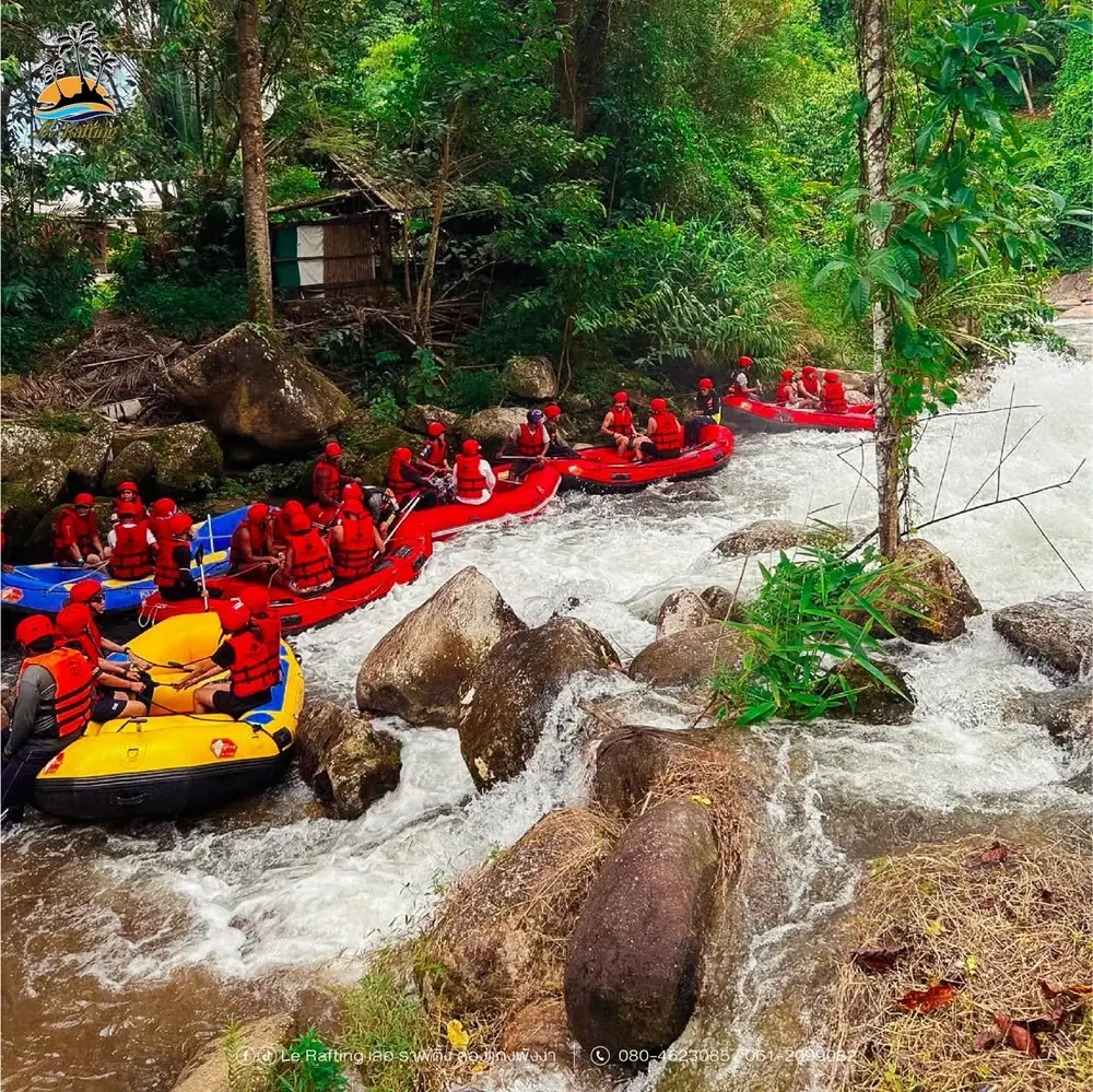 Daily Whitewater Rafting, Zipline, ATV & Elephant Trekking by Le Rafting Phang Nga görseli 3
