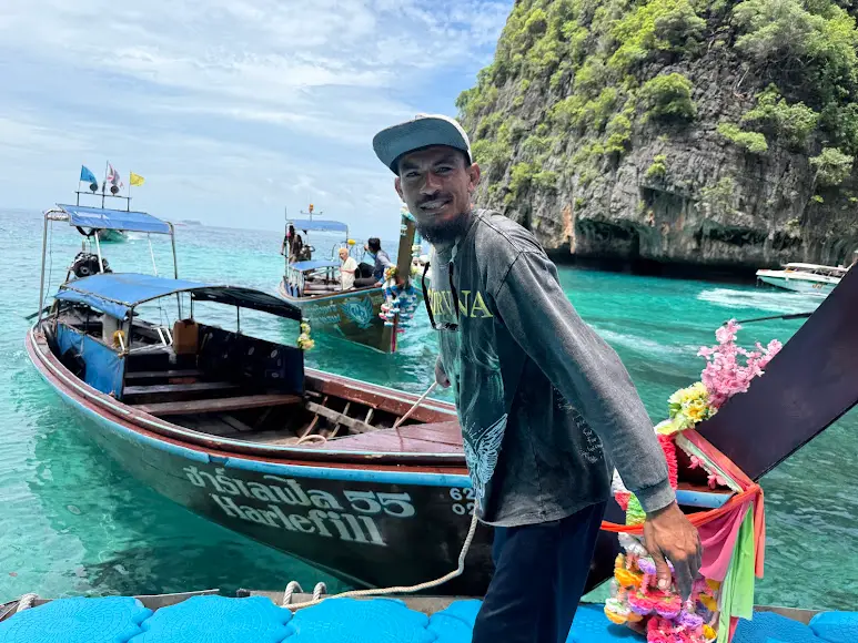 Authentic Longtail Boat Phi Phi Islands Longtail Boat Tour image 1