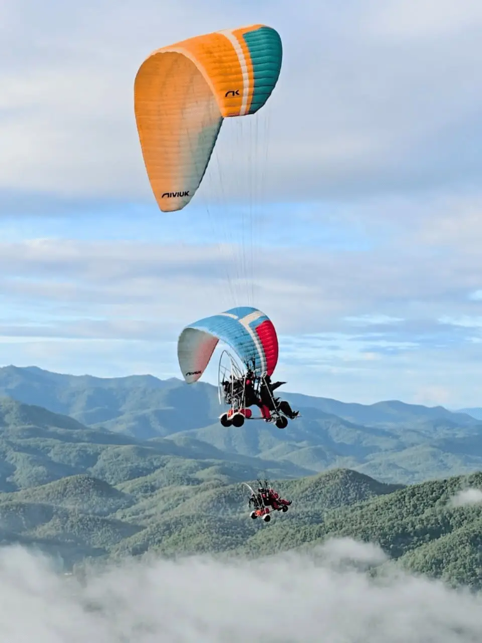 Chiang Mai-Lamphun Tandem Paramotor Flight Experience with UPPER in the Air image 1