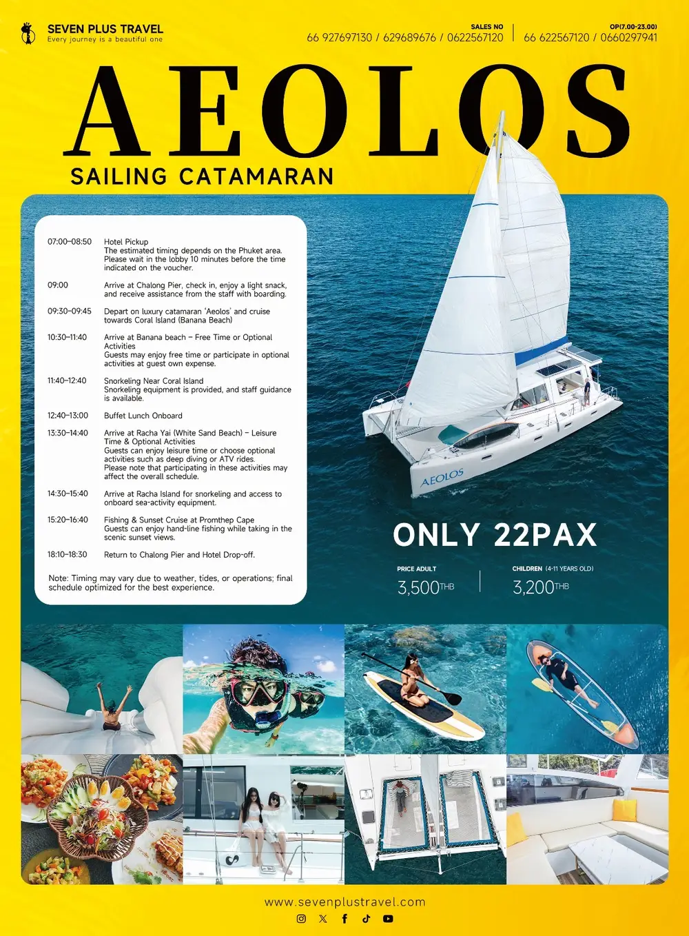 乘坐 Seven Plus 的双体船游览香蕉海滩和拉查岛 图片 2