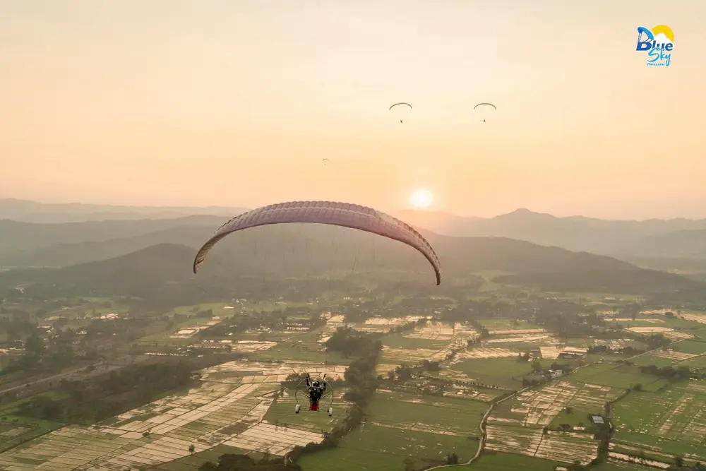 Chiang Mai Tandem Paramotor Flight Experience with Blue Sky Paramotor image 3