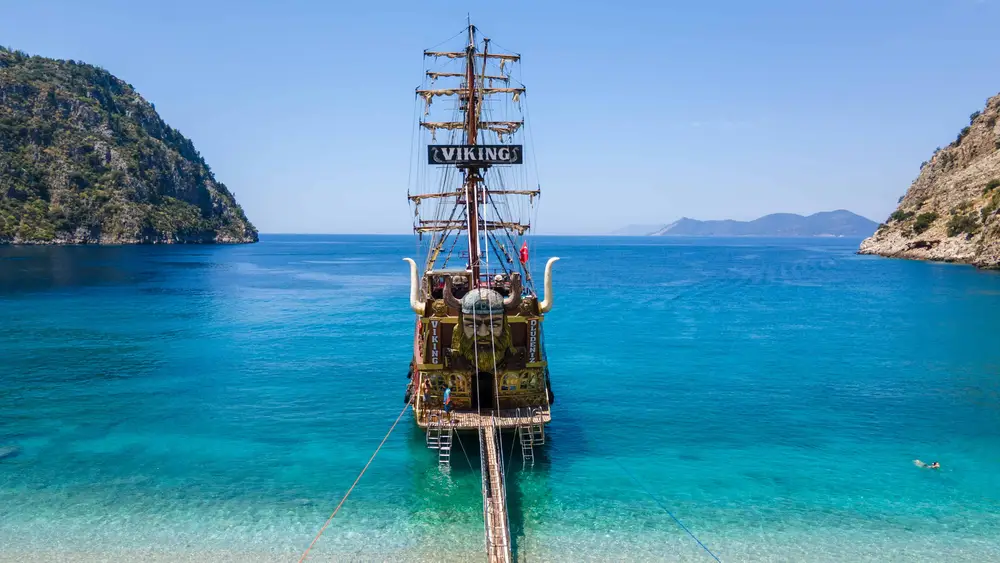 Oludeniz Viking Pirate Boat Tour with Butterfly Valley and Lunch image 2