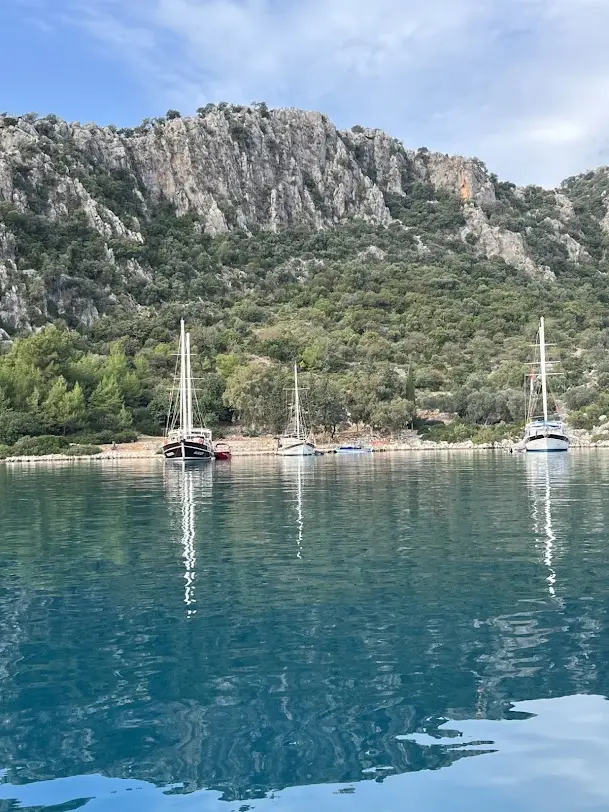 Kemer Private Sailing Yacht Tour to Phaselis, Paradise Bay and Moonlight Bay image 2
