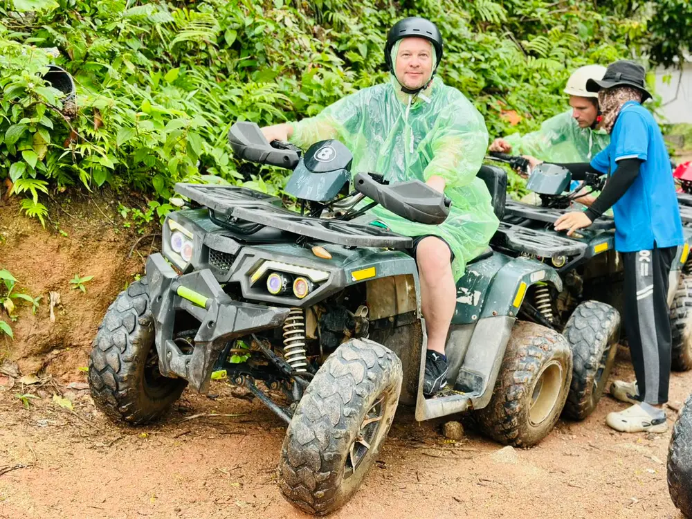 Phuket City Tour with Tiger, Big Buddha, Chalong Temple, ATV Ride, Elephant Trekking görseli 2