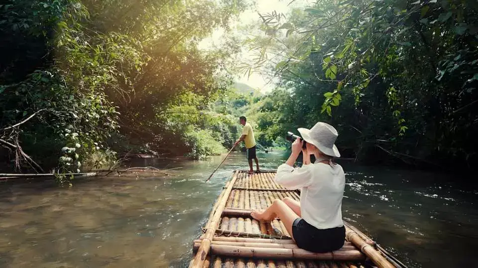 Khaolak andaman ATV Bamboo rafting camping görseli 1