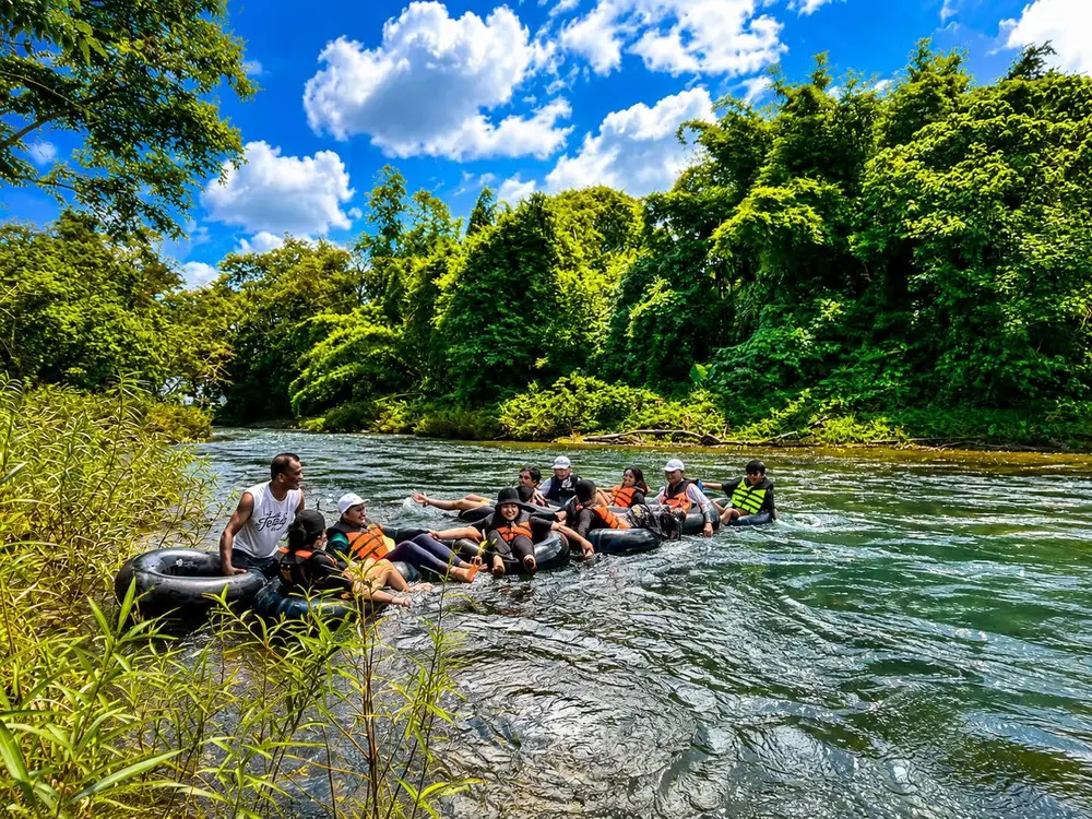 Khao Sok 22-Platform Zipline and River Tubing Experience image 1