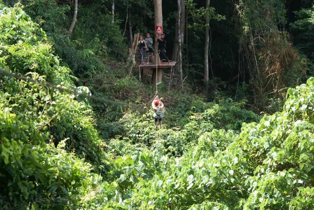 Krabi Thai'd Up Adventures Zipline, Climbing and Abseiling Experience image 2