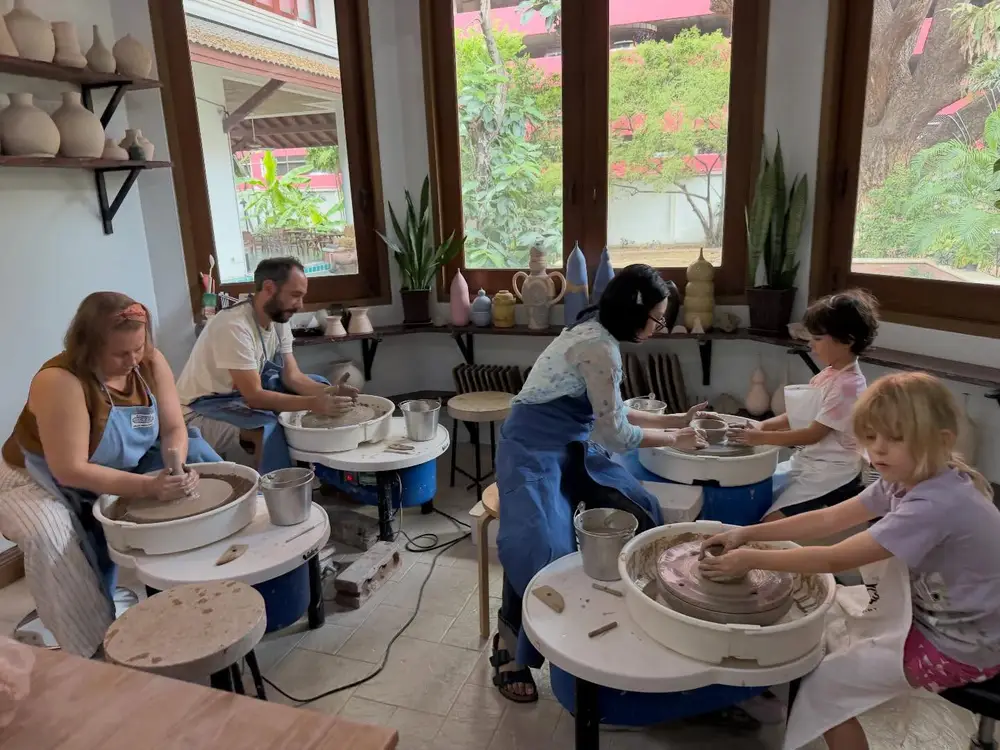 Bangkok Pottery Workshop Experience at Palm Pottery Studio image 3