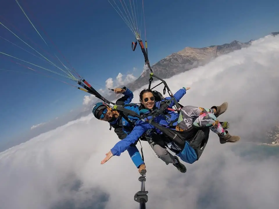 Fethiye Oludeniz Tandem Paragliding from Babadag with Sea Sky image 3