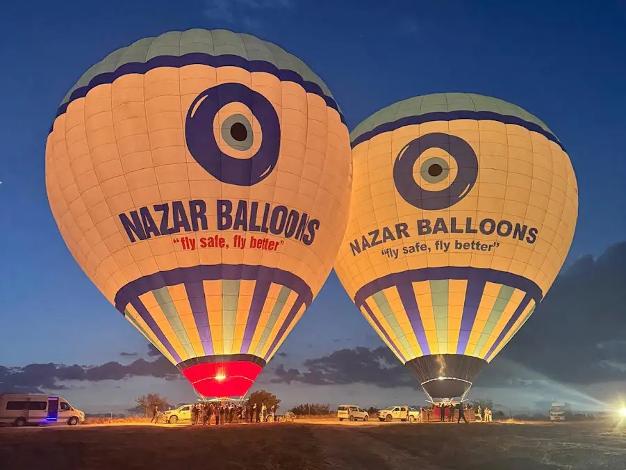 Cappadocia Sunrise Hot Air Balloon Flight with Nazar Balloons in Goreme image 1