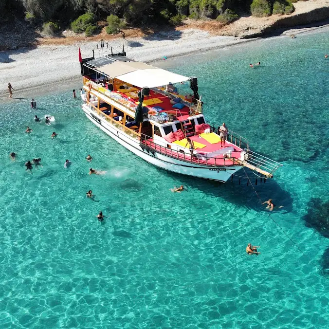 Kalamaki 2 Güzelçamlı Boat Tour | National Park Bays, Lunch & Foam Party image 1