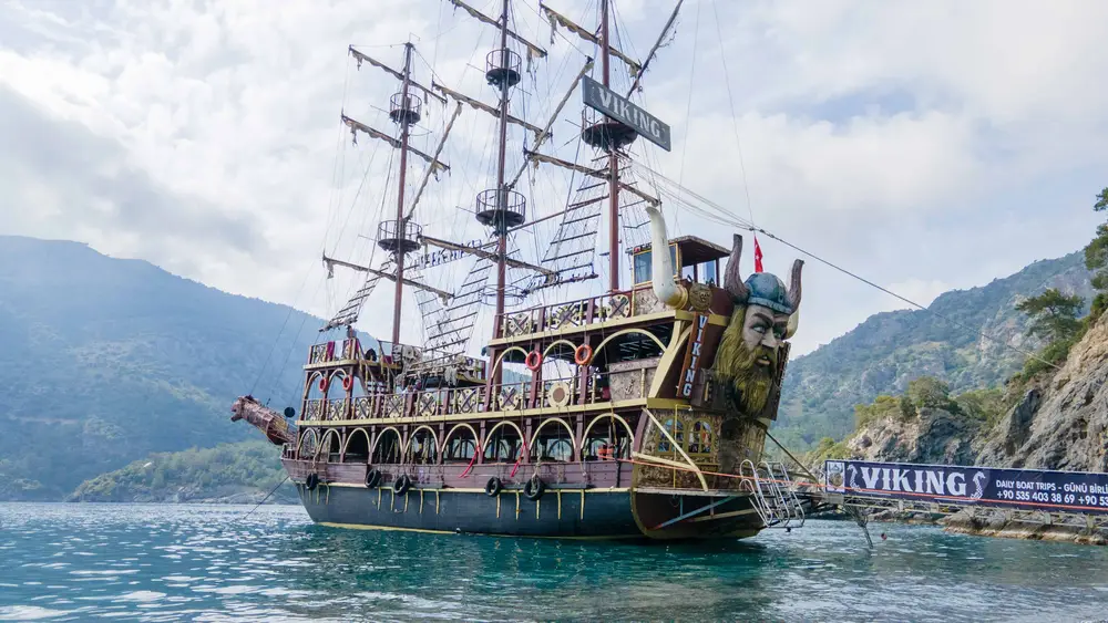 Oludeniz Viking Pirate Boat Tour with Butterfly Valley and Lunch image 3