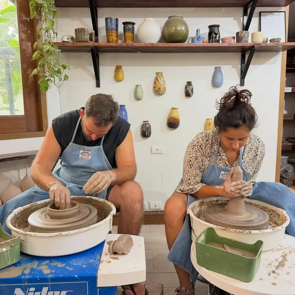Bangkok Pottery Workshop Experience at Palm Pottery Studio image 1