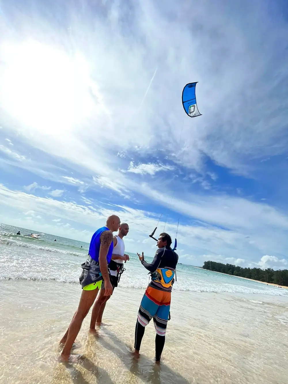 Phuket Nai Yang Beach Kitesurfing Lesson Experience image 1