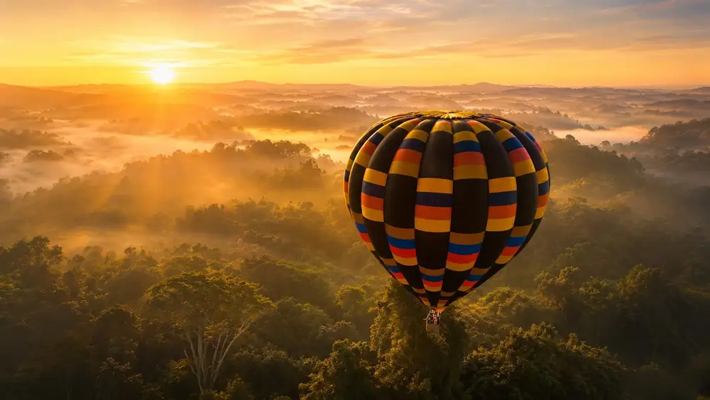 Chiang Mai Sunset Tethered Hot Air Balloon Experience image 1
