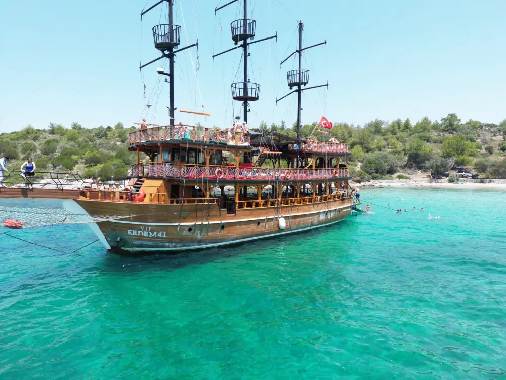 VIP Erdem 41 Didim Boat Tour | 5 Bays, Swimming, Snorkeling & Lunch image 1