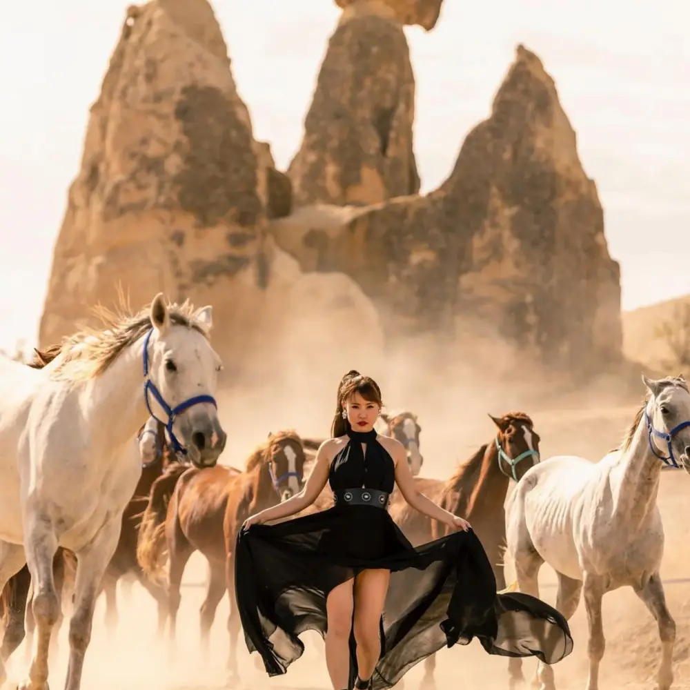 Cappadocia Horse Riding Tour with Doga Binicilik Merkezi in Cavusin image 1