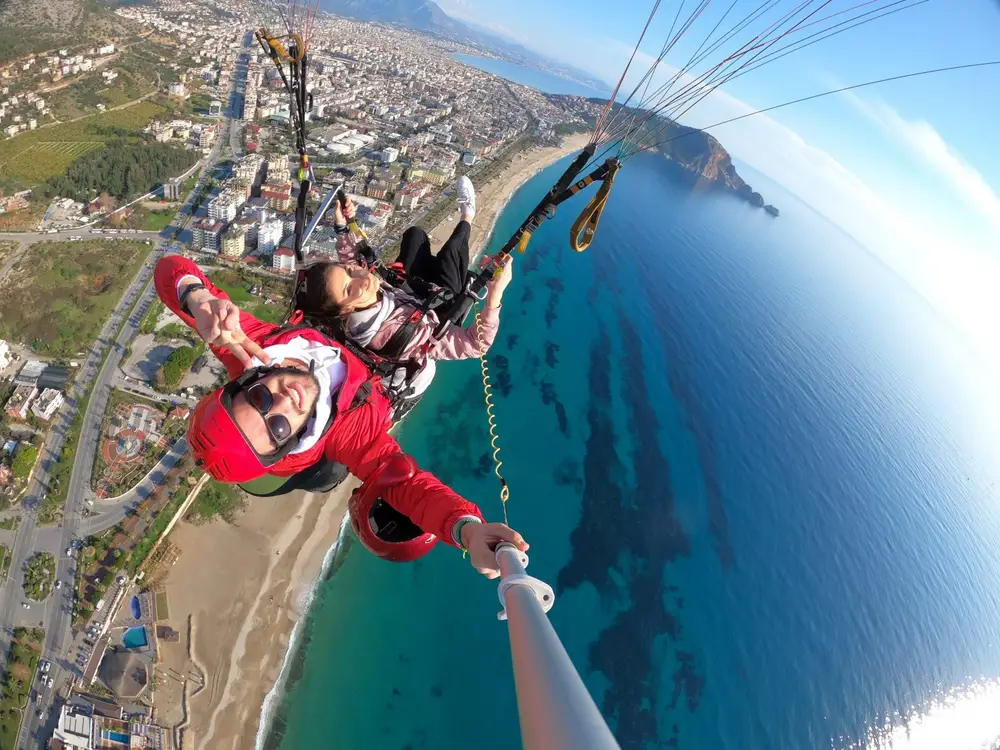 Alanya Tandem Paragliding over Cleopatra Beach with Ulusky image 1
