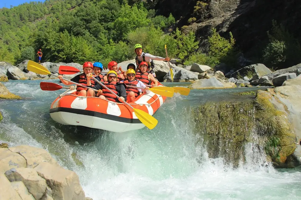 Mugla Dalaman River Rafting Experience with Breakfast and Lunch image 1