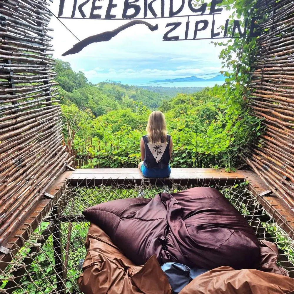 صورة Tree Bridge Zipline Koh Samui 10-Cable Jungle Adventure رقم 3