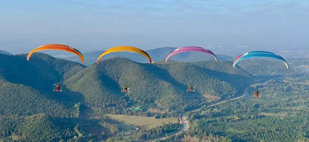 Chiang Mai-Lamphun Tandem Paramotor Flight Experience with UPPER in the Air image 2