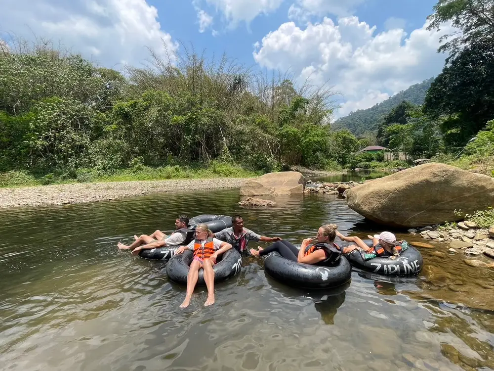 Khao Sok 22-Platform Zipline and River Tubing Experience image 2