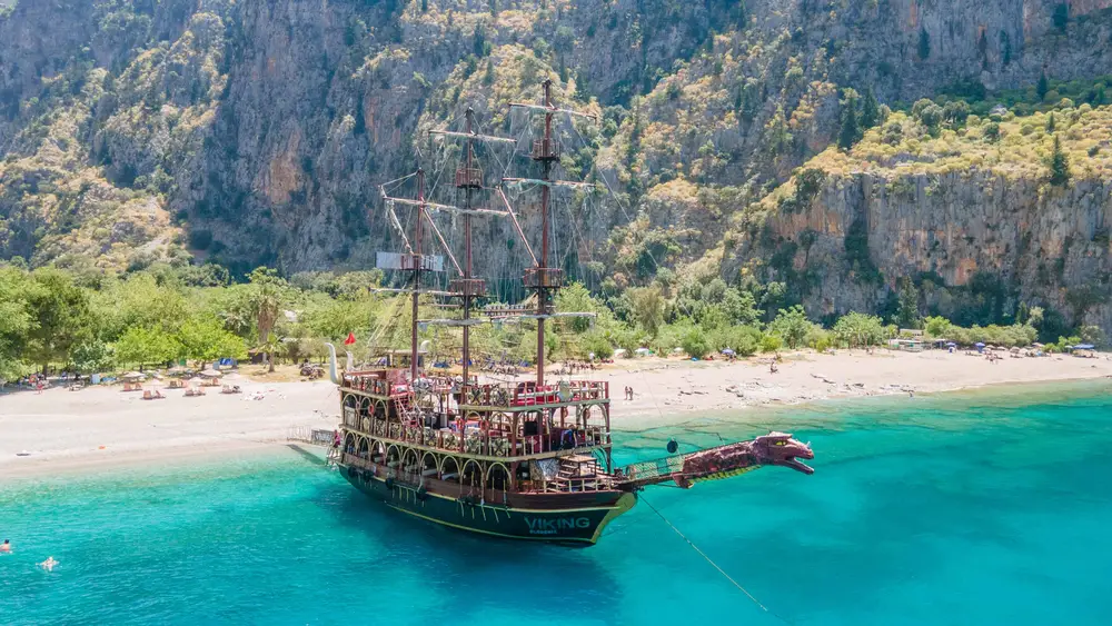 Oludeniz Viking Pirate Boat Tour with Butterfly Valley and Lunch image 1