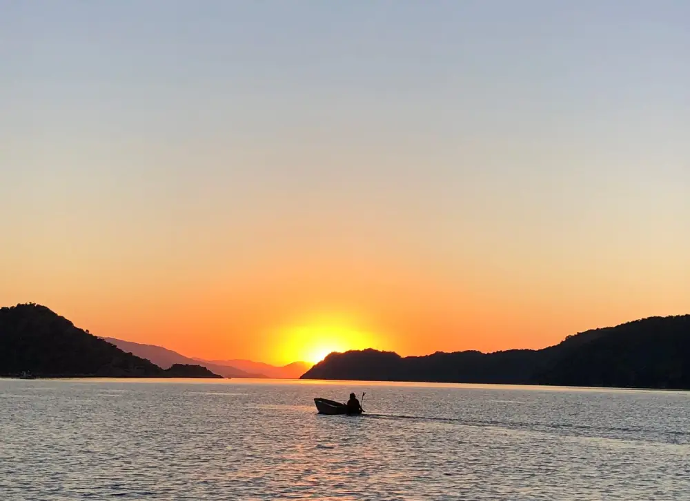 Kaş Moonlight Boat Tour with Swimming and Evening Sea Experience image 2