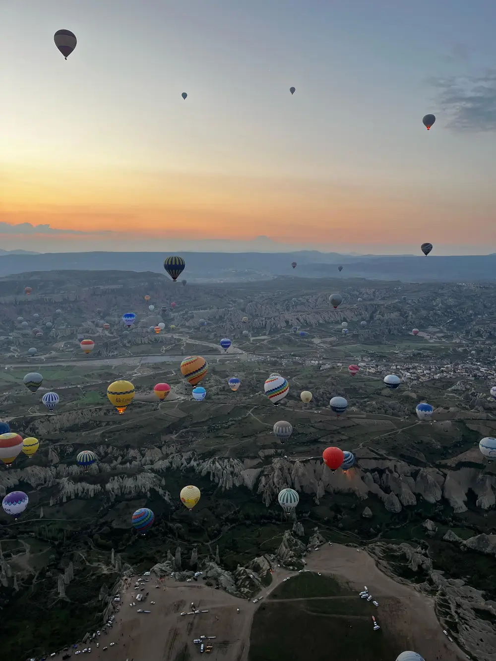 Cappadocia Sunrise Hot Air Balloon Flight with Rainbow Balloons in Goreme image 2