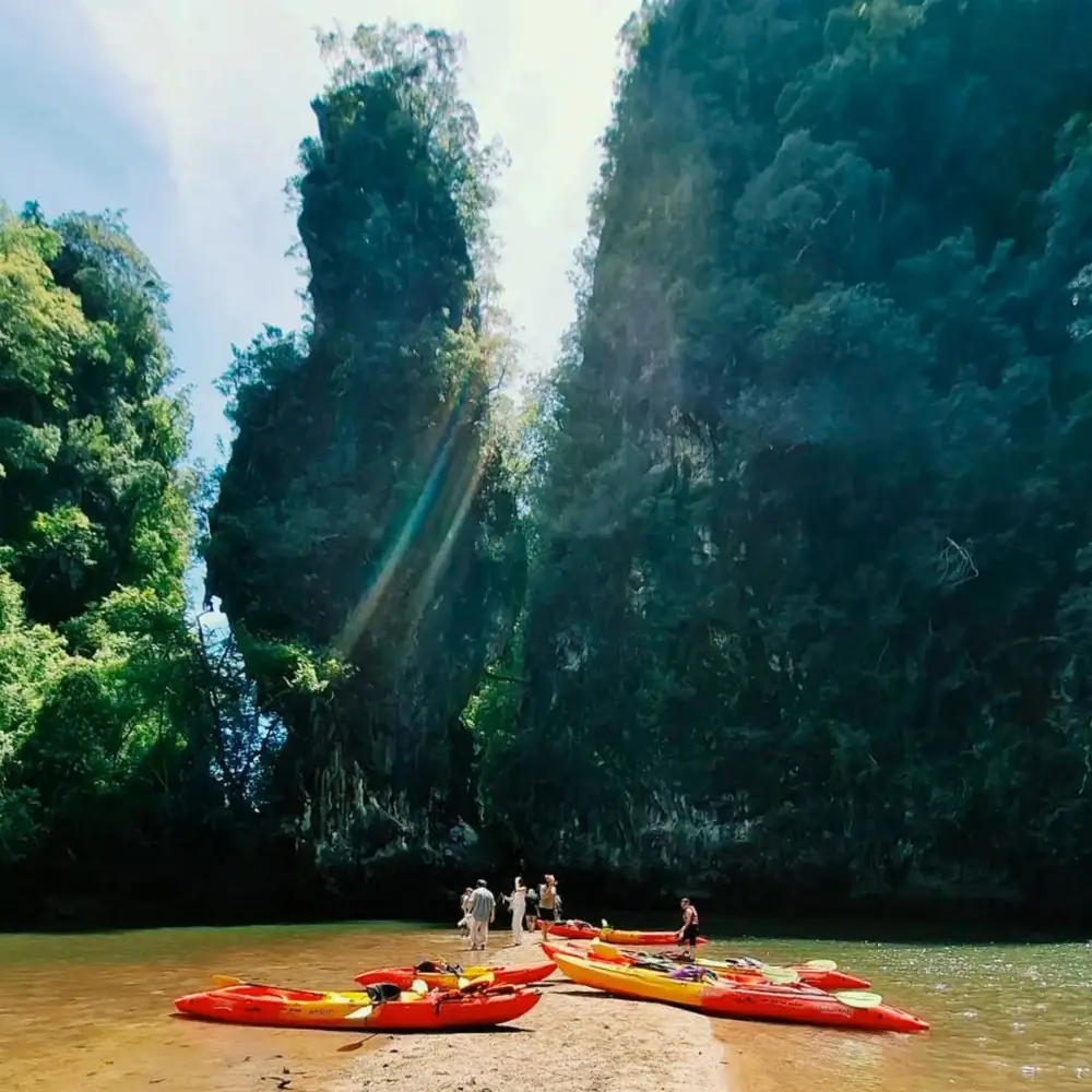 صورة Sea Kayak Krabi: Ao Thalane Mangroves, Hong Island & Sunset Kayaking رقم 3