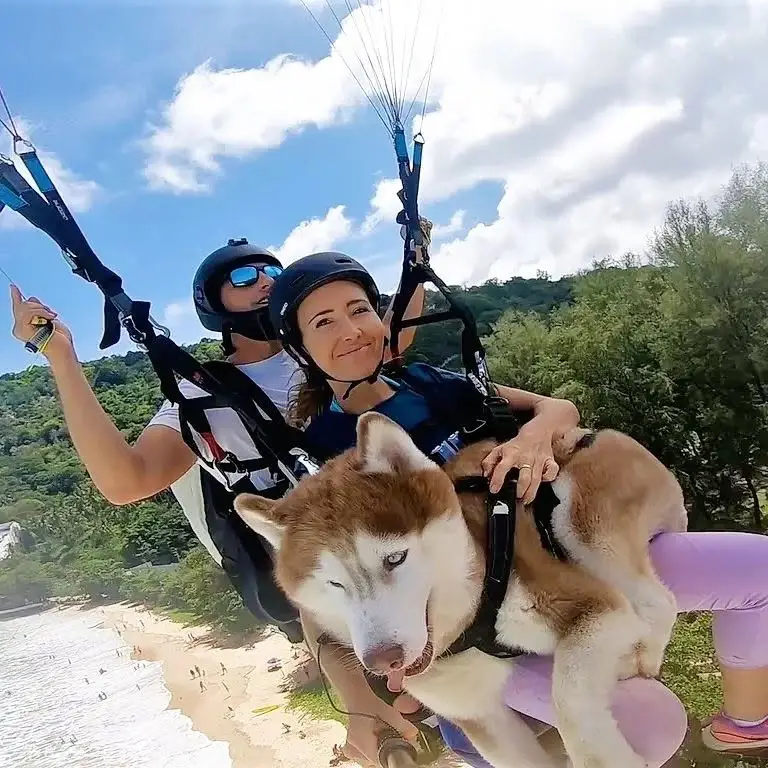 ผจญภัยพาราไกลดิ้งแบบ Tandem และพาราโมเตอร์ที่ภูเก็ต เหนือแหลมในหานและแหลมพรหมเทพ รูปที่ 3