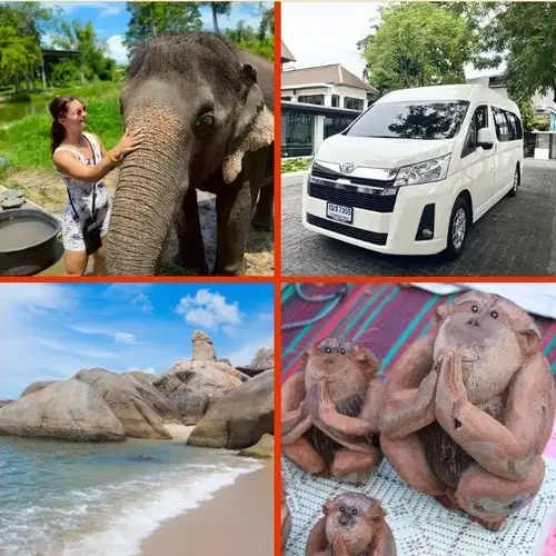 Koh Samui Top Sights by Private van with Mr.Samui