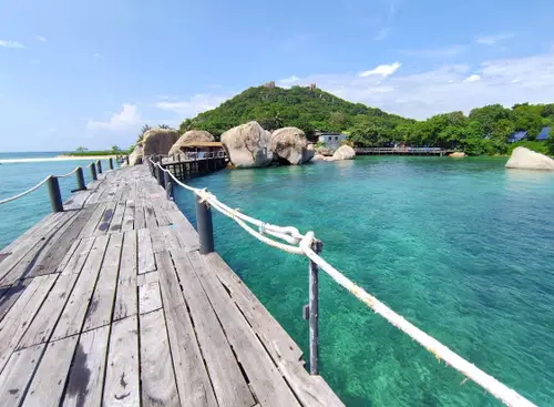 Private Day Trip in Koh Tao&Nang Yuan National by Speed boat