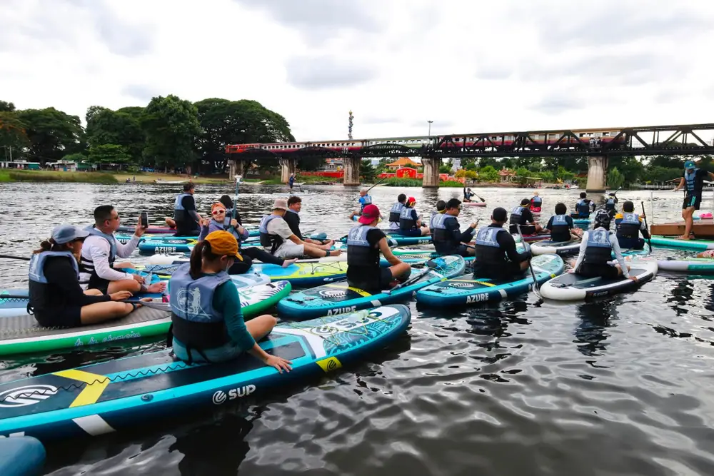 Kanchanaburi River Kwai SUP Paddleboarding Experience image 3