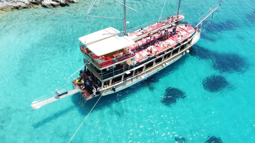 Black Angel Bodrum All-Inclusive Gulet Tour | Swimming, Lunch and Entertainment image 1