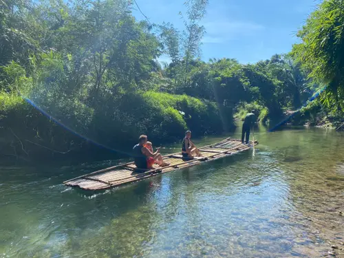 Bamboo rafting 