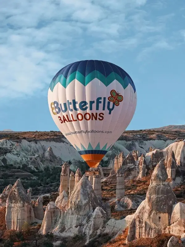 Cappadocia Hot Air Balloon Flight with Butterfly Balloons image 1
