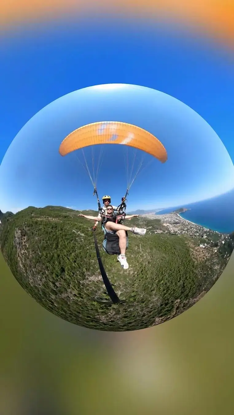Alanya Tandem Paragliding from 700m Yassi Tepe with Fly Zone Alanya image 1