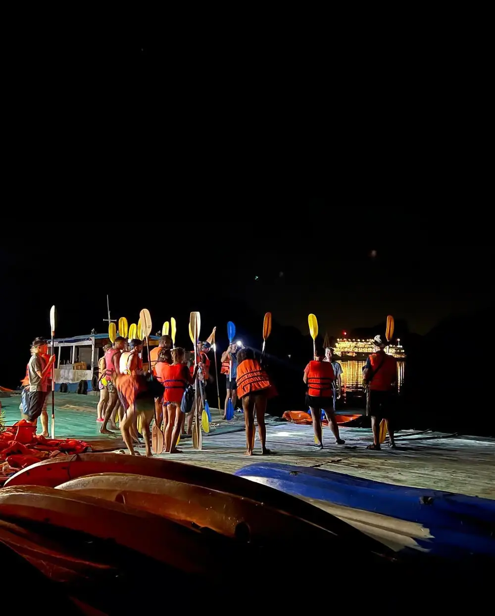 Cat Ba Night Kayaking Experience with Bioluminescent Plankton in Lan Ha Bay รูปที่ 3