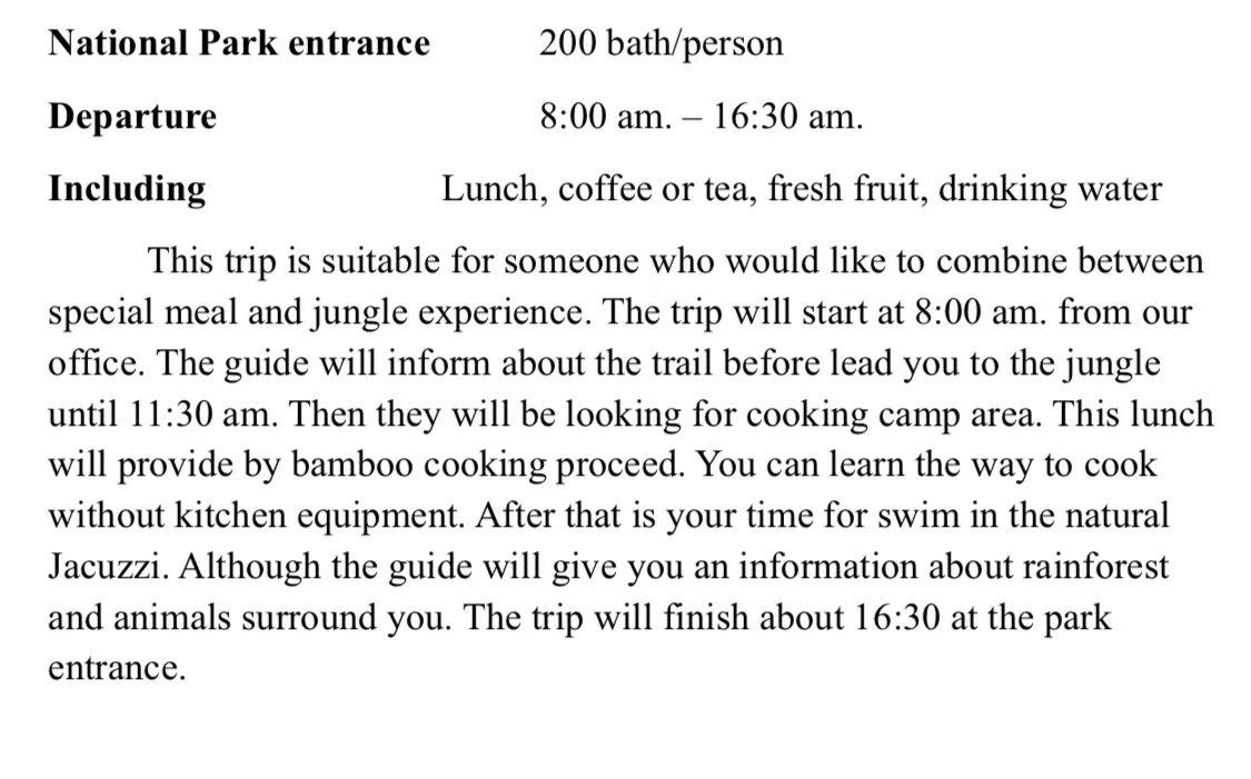 صورة Full Day Jungle Trek & Bamboo Cooking رقم 3