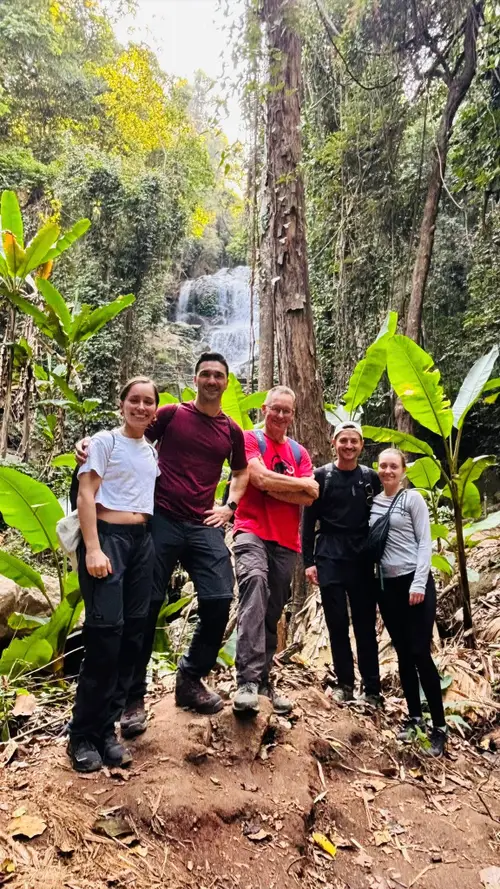 One day trek only walk + bamboo cooking.