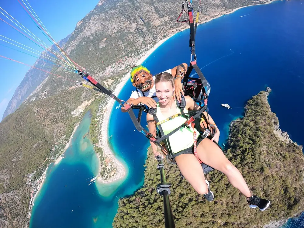 Fethiye Oludeniz Tandem Paragliding from Babadag with Sea Sky image 1