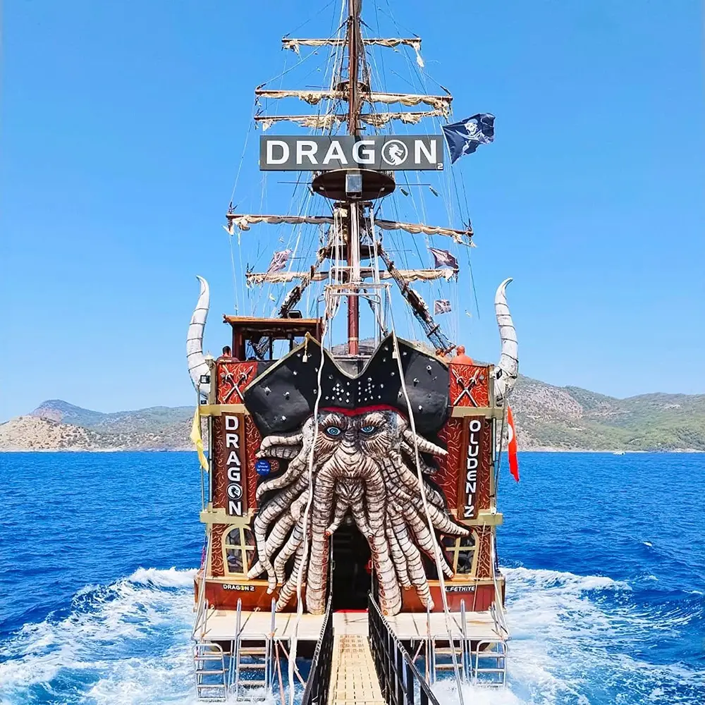 Oludeniz Dragon Pirate Boat Tour with Butterfly Valley, Lunch and Foam Party image 2
