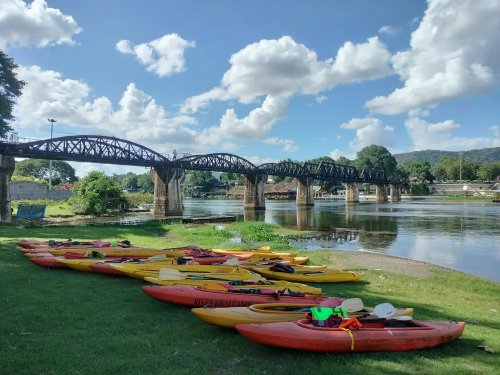 Kanchanaburi River Kwai Kayaking Experience image 3