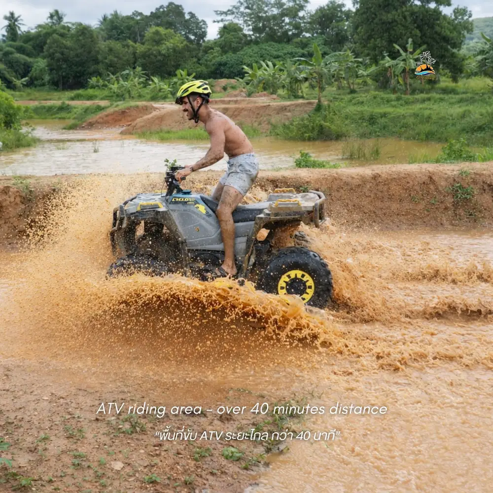 Daily Whitewater Rafting, Zipline, ATV & Elephant Trekking by Le Rafting Phang Nga görseli 1